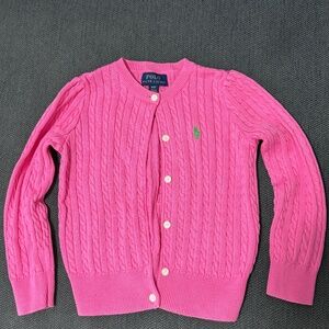 Cable-Knit Cotton Sweater from Ralph Lauren, size 4/4T